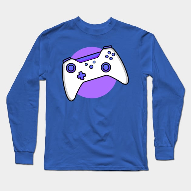 simple Joystick Game Long Sleeve T-Shirt by VektorVexel Artwork